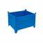 Foldable and stackable metal material box with cover die casting parts steel plate turnover box thickened logistics box