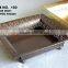 Antique Copper Finish Square Iron Serving Serving Tray