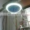 Round Shower Rainfall Waterproof LED Colour Changing Showerhead