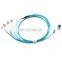 Fiber patch cord 8Cores MPO to LC Female Male OM3 MPO Fiber Optic Patch cord Fiber Jumper