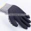 HPPE Sandy Nitrile Coated Oilfield Cut Resistant Anti Vireration Shock TPR Impact Gloves Mechanic Glove