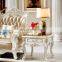 European Italian style solid wood frame sofa set living room furniture