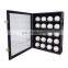Black 20 Baseball Display Case Cabinet Sports Collection Storage Box