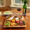 Bamboo Cheese Board/Charcuterie Platter - Includes 3 Ceramic Bowls with Bamboo Spoons & Cheese Markers 13\