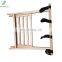 Hotel Style Folding Bamboo Luggage Rack with Shoe Storage Shelf