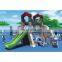 New type kids multi plastic slide plastic slide with tube anti uv outdoor house toy