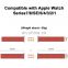 Reversible Magnetic Silicone Strap Band For Apple Watch,For Samsung Galaxy Watch 20mm 22mm