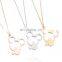Cute Small Mickey Necklace Women Cartoon Mouse Pendants Necklaces Minnie Head Jewelry Kids Christmas Gift Collares