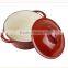Multi Color die enameled Cast Iron Cookware TR1004 seasoning