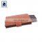 High Quality Fashion Style Loop Closure Type Nickle Fittings Short Length Genuine Leather Men's Slim Wallet at Low Price