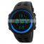 SKMEI New men's sports watch chronograph alarm clock digital watch 50M waterproof dual time countdown stopwatch 1251