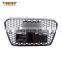 Automotive Car Parts Car Grill For Audi A5 13-16 Upgrade RS5 ABS Black Silver ABS Material Front Car Grille