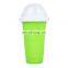 Factory Supply Reusable Ice Cream Pinch Quick Frozen Juice Wholesale Silicone Smoothie Cup