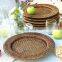 Hot Sale Vietnam supplier Rattan Charger Handwoven Rattan wall decoration Table mat Wholesale In Bulk Handwoven