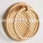 Hot Sale Hanging Rattan Towel Hooks, Wall Hanging Towel Rack, Circle Towel Bar Bathroom Woven Natural vietnam cheap wholesale
