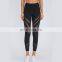 Women spring summer workout clothing sexy mesh capris yoga tight pants leggings for women fitness