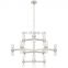 Margita Medium Chandelier Cylindrical double-ended glass lampshade Ceiling Lamp for living room dining room bathroom