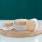 30g 50g100g Empty Glass Jars for Skin Care Cream Packing Frosted Glass Jar With Wooden Cover