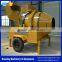 series mobile concrete mixer Diesel Hydraulic Hoist Hopper