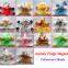 plush toy fridge magnet/custom fridge magnets/plush mini animal toy
