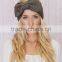 Fashion Cute Bowknot Flower Plain Knitting Lady Women Headband