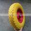 4.80/4.00-8 flat free wheel, 4.00-8 wheelbarrow pu foam wheel