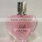 Good design heart shape glass perfume bottle