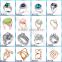 2016 New Arrival women wholesale Colorful Alloy Rhinestone Nose Ring, non piercing O 3