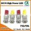 bright amber light 3014 T10 car side marker