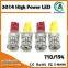 12~24V super bright 3014 car interior led bulb T10