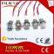 High Brightness 10mm dia Metal 24v Red Led indicator signal light with 20cm cable