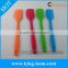 Silicone mixing spatula set in 4 colors with customized logo