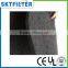 Activated carbon air filter media roll for greenhouse