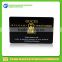 CR80 thin plastic gold hot stamping business cards printing free sample