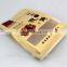 kraft packaging food grade paper bag with window