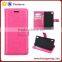 Mobile phone wallet leather cover case for huawei P7 with card holder