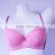 China bra factory geniebra with oil/bead push up ladies bra brands