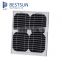 9v 10W Mono Silicon Solar panels module 18cell TUV UL CE ROHS for villa GOLF RVS Boats household PV system