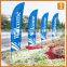 Tongjie Durable Double Sided Beach Flag/Flying Flag/Feather Flag