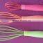 2014 Silicone coated stainless steel silicone egg whisks