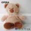 Cuddle CE EN71 Soft Plush Orange Teddy Bear