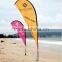 Polyester Feather Flags With Double Side Printing and Spike Base