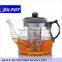 High quality heat-resistant glass tea pot sets with different designs/sizes/volumes