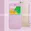 Multiple Pure Colors Leather Case With HD Open Window View Matte Back Cover For iPhone 6