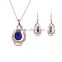 Wholesale Latest Design Fashion Necklaces Women Luxury Statement Diamond Jewelry Set SKJT0574