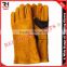 Natural Sow Split Tig Welding Gloves with Fire Proof Thread Stitching