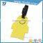 Strap Attach Customized Soft Plastic PVC safety Luggage Tag