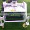 China agricultural machinery walking tractor with track corn stalk shredder machine