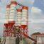 HZS50 Concrete Batching Mixing Plant with cement silo