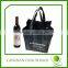 Wholesale reusable custom 6 bottle pp non woven wine bag